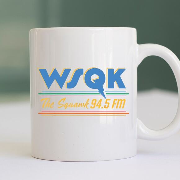 Stranger Things Other - StrangerThing WSQK 94.5 Radio 15 oz Coffee Mug Gift White